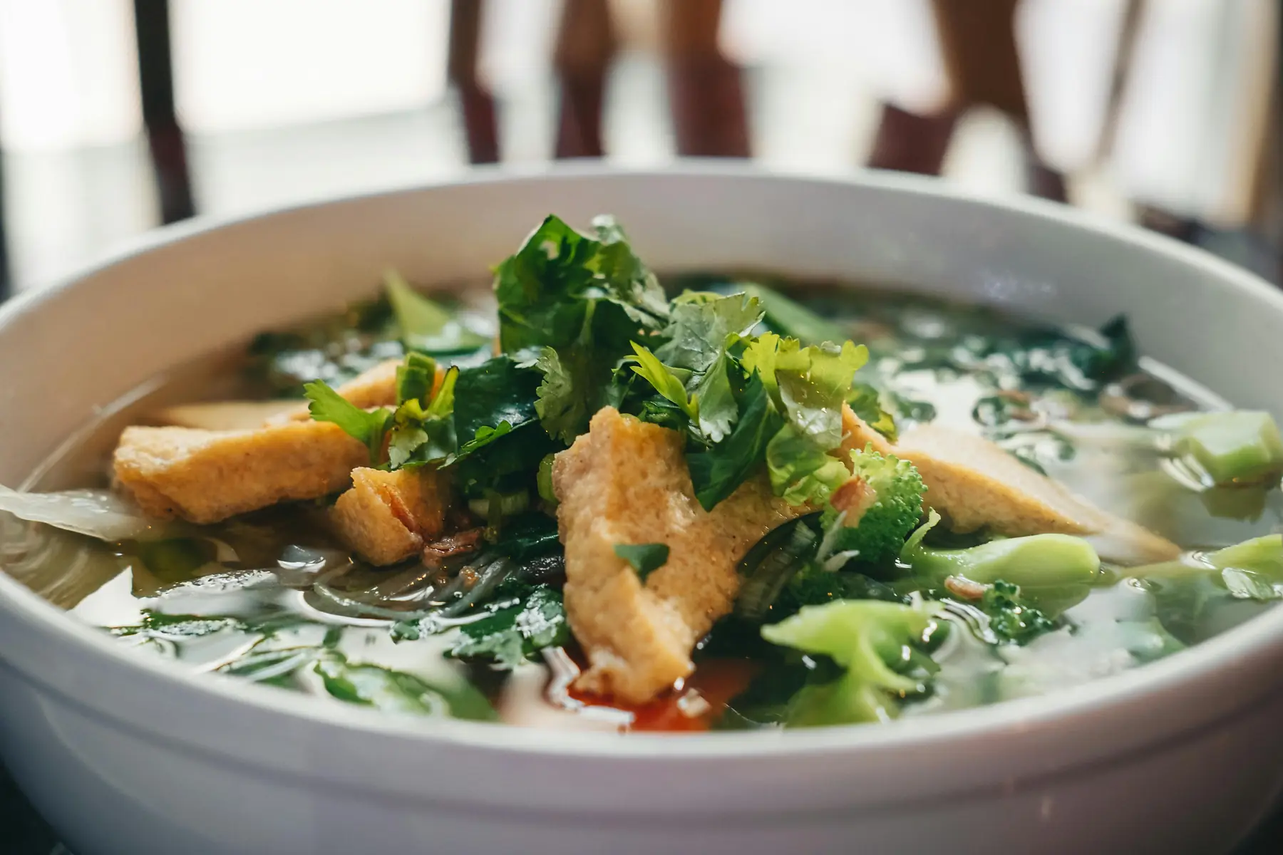 A fresh vegetarian dish with locally sourced Patagonian vegetables.