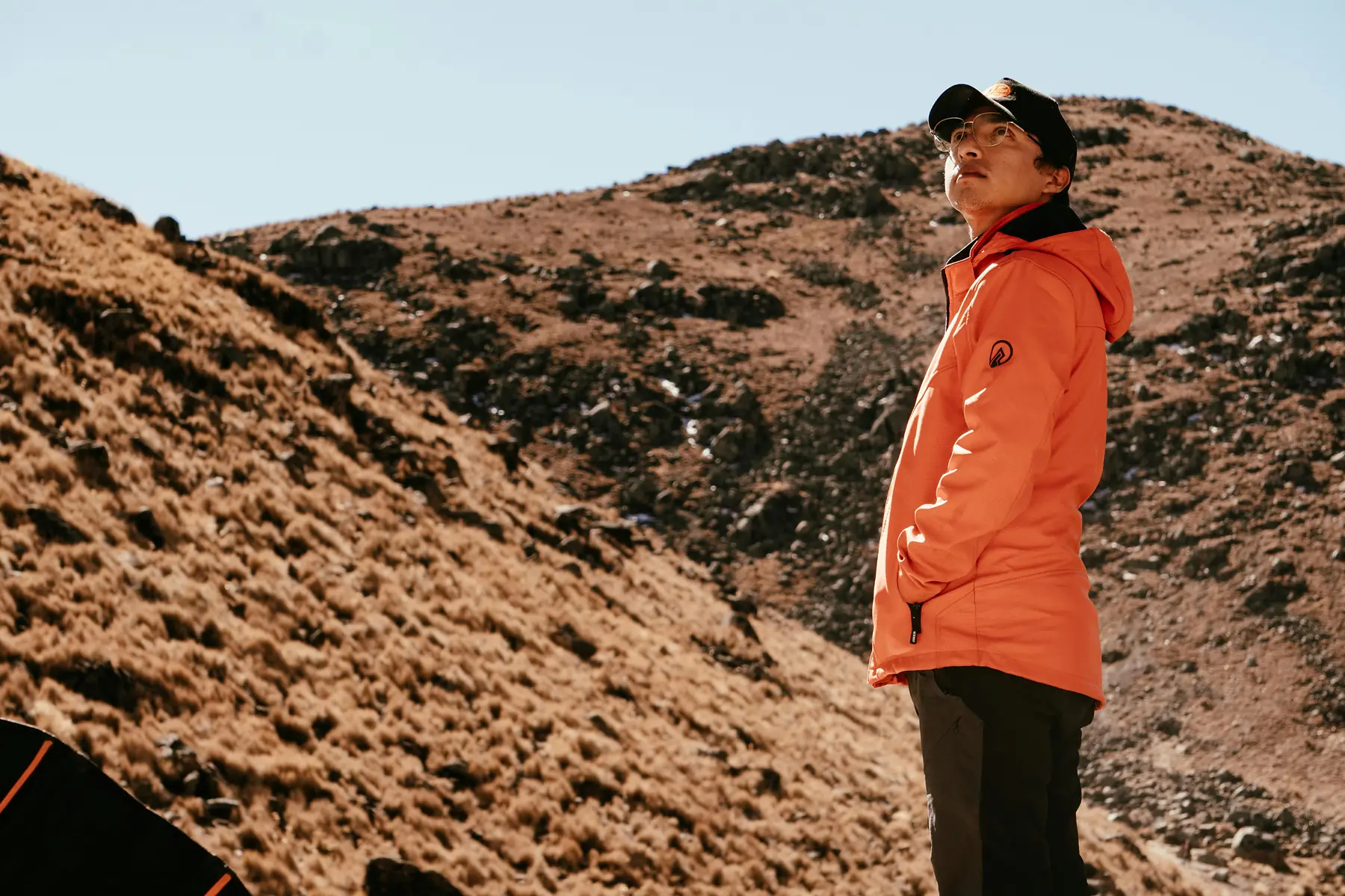 A waterproof hiking jacket for Patagonian wind and rain