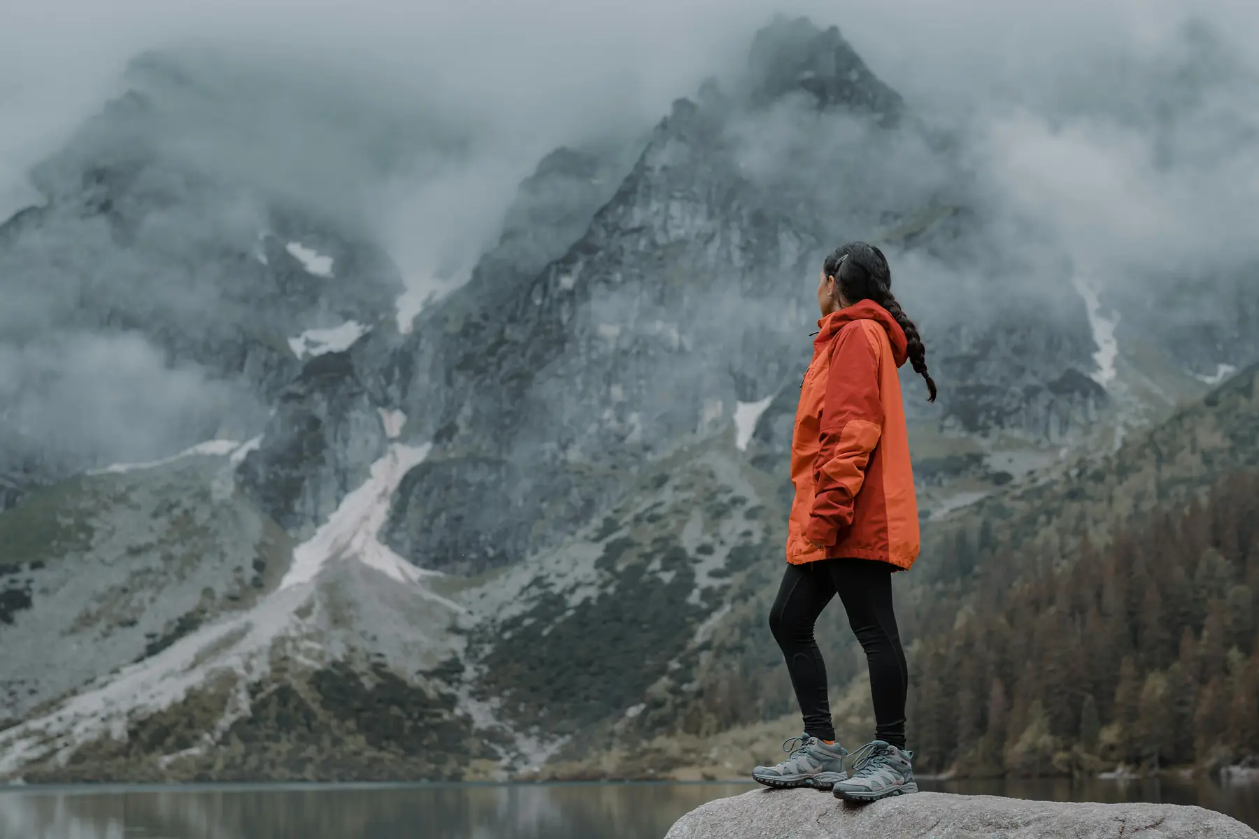A weatherproof hiking jacket for the John Gardner Pass crossing