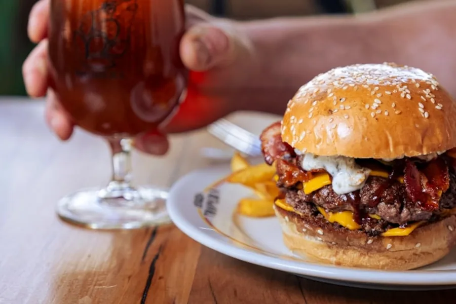 Craft beer and casual food representative of Casa Tropera
