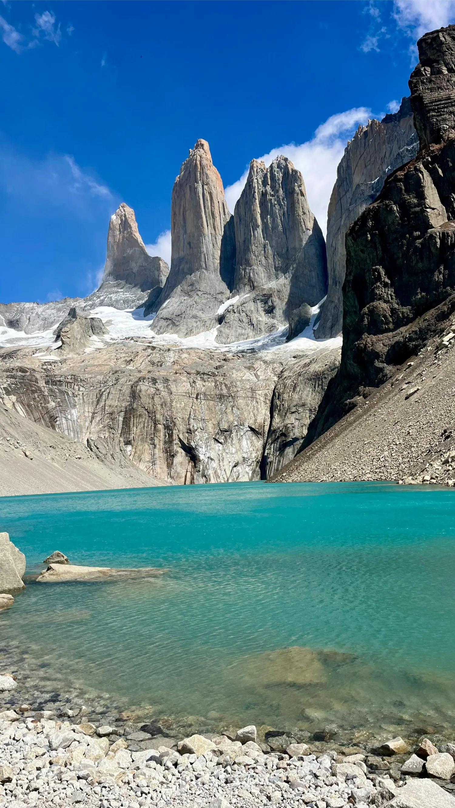 The iconic granite towers of Torres del Paine