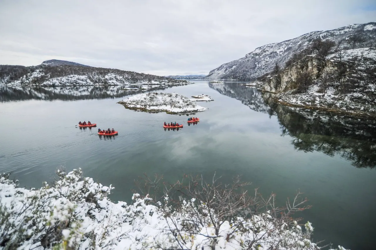 National Park Trekking & Canoeing tour with Canal Fun & Nature in Patagonia