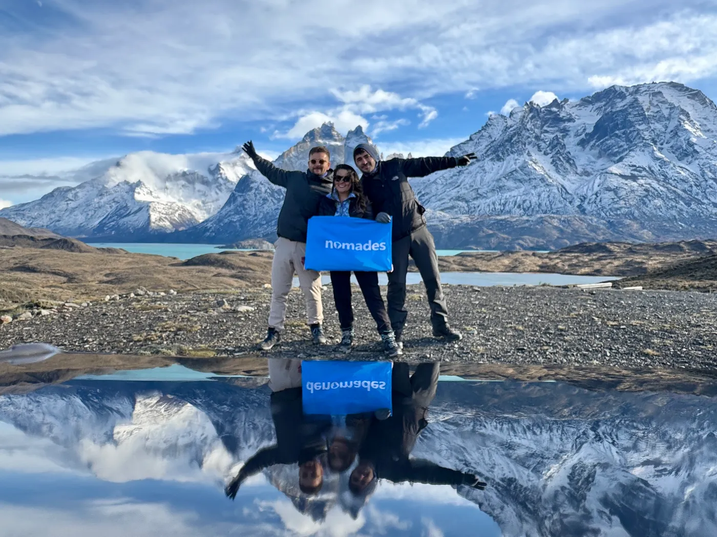 Torres del Paine scenery on a full-day tour from Puerto Natales