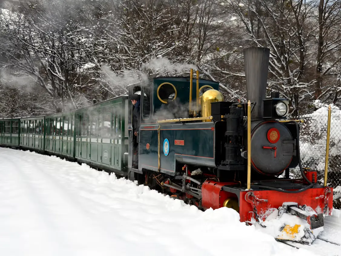 National Park + End of the World Train tour with Tolkeyen Patagonia / Ferrocarril Austral Fueguino in Patagonia